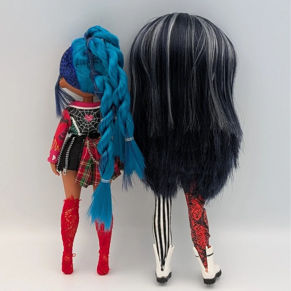 LOL Surprise OMG Remix Punk Grrrl and Rocker Boi Fashion Doll 2-Pack Set